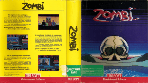 Zombi box art for ZX Spectrum